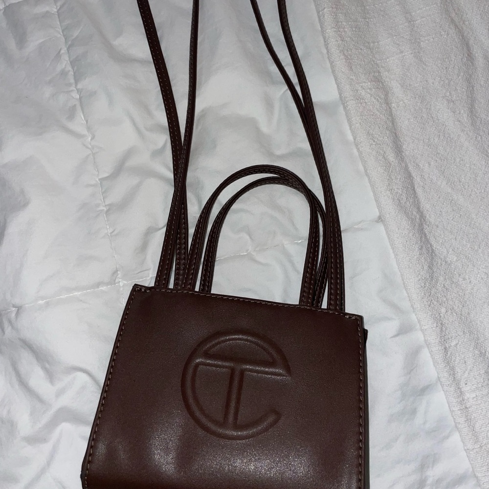 Telfar bag in brown